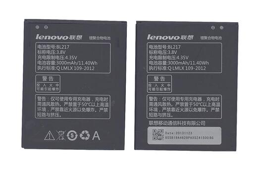 Аккумуляторная батарея для Lenovo BL217 S930 3.8V Black 3000mAh 11.40Wh
