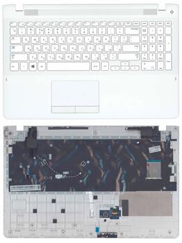 Клавиатура для ноутбука Samsung (370R4E) White, (White TopCase), RU