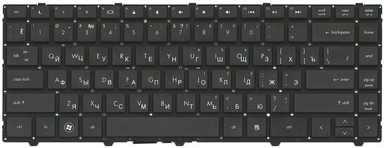 Клавиатура для ноутбука HP ProBook (4341S, 4340S) Black, (No Frame) RU Клавиатура для ноутбука HP ProBook (4341S, 4340S) Black, (No Frame) RU - фото 2