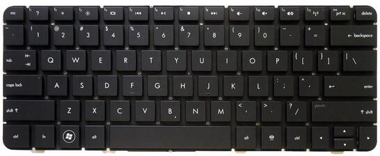Клавиатура для ноутбука HP Pavilion (DV3-4000, DV3-4100, DV3-4200, DV3-4300) Black, (No Frame) RU - фото 2