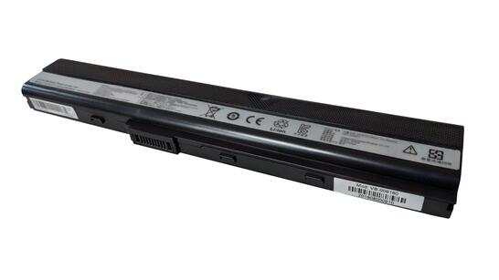 Аккумуляторная батарея для ноутбука Asus A42-K52 10.8V Black 5200mAh OEM - фото 2