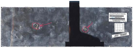 Клавиатура Toshiba Satellite (L50D-A, L70-A, S50-A, S50D-A, S70-A, S70D-A, S70T-A, S75-A, S75D-A, S75T-A)  Black, (Black Frame) RU - фото 3