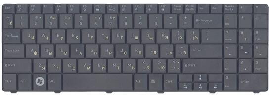 Клавиатура для ноутбука MSI (CR640, CX640) Black, RU - фото 7