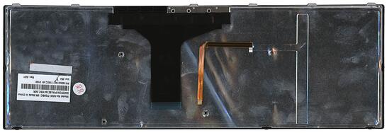 Клавиатура Toshiba Satellite (A660, A660D, A665, A665D, Qosmio X770, P750, P755) с подсветкой (Light), Black, (Black Frame) RU (вертикальный энтер) - фото 3