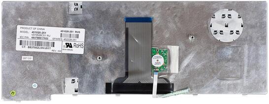 Клавиатура для ноутбука HP Compaq (8510P) с указателем (Point Stick), Black, RU - фото 3