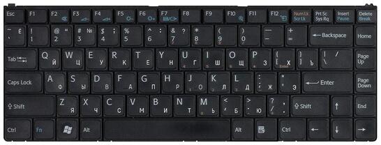 Клавиатура для ноутбука Sony Vaio (VGN-N, N250) Black, RU Клавиатура для ноутбука Sony Vaio (VGN-N, N250) Black, RU - фото 2