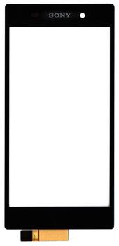 Тачскрин (Сенсорное стекло) для смартфона Sony Xperia Z1 C6902 черный