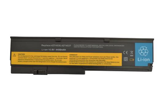 Аккумуляторная батарея для ноутбука Lenovo-IBM 42T4534 ThinkPad X200 10.8V Black 5200mAh OEM Аккумуляторная батарея для ноутбука Lenovo-IBM 42T4534 ThinkPad X200 10.8V Black 5200mAh OEM