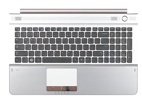 Клавиатура для ноутбука Samsung (RC520) Black, (Silver TopCase), RU Клавиатура для ноутбука Samsung (RC520) Black, (Silver TopCase), RU