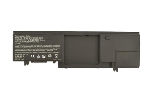 Аккумуляторная батарея для ноутбука Dell KG046 Latitude D420 11.1V Black 3600mAh OEM