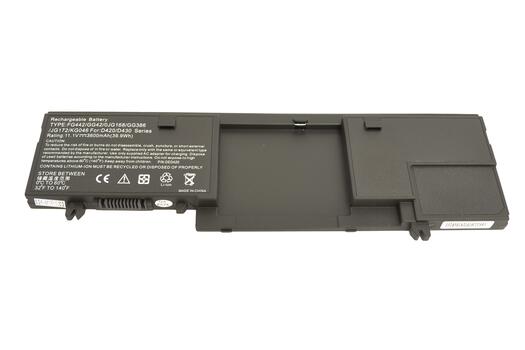 Аккумуляторная батарея для ноутбука Dell KG046 Latitude D420 11.1V Black 3600mAh OEM - фото 4