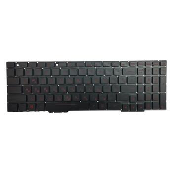 Клавиатура для ноутбука Asus (GL753 FX553VD) Black с красной подсветкой (Light), RU