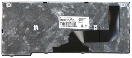 Клавиатура для ноутбука Lenovo IdeaPad Ideapad Yoga 11S, S210, S215, Flex 10 Black, (Black Frame), RU - фото 8