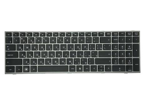Клавиатура для ноутбука HP ProBook 4540s, 4545s, 4730s  Black, (Gray Frame) RU