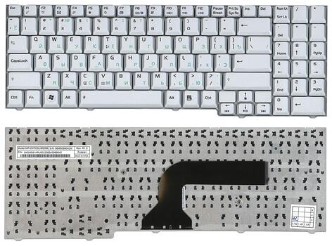 Клавиатура для ноутбука Asus (M50, M70, X70, X71, G50) Silver, RU