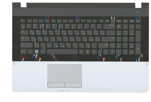 Клавиатура для ноутбука Samsung (NP305E7A) Black, (Silver-Black TopCase), RU Клавиатура для ноутбука Samsung (NP305E7A) Black, (Silver-Black TopCase), RU
