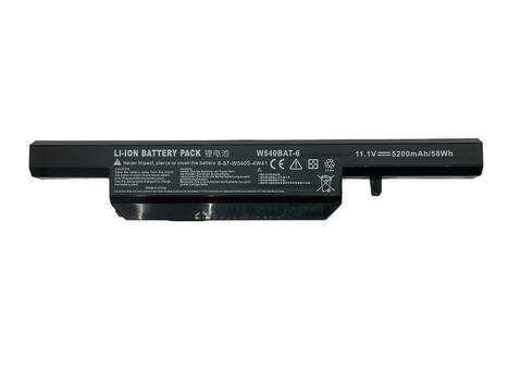 Аккумуляторная батарея для ноутбука Clevo W540 M72 11.1V Black 5200mAh OEM Аккумуляторная батарея для ноутбука Clevo W540 M72 11.1V Black 5200mAh OEM