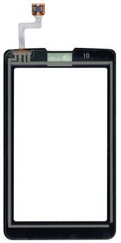 Тачскрин (Сенсорное стекло) для смартфона LG KP500 черный - фото 2