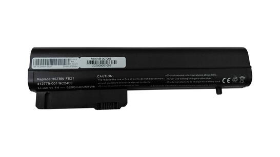Аккумуляторная батарея для ноутбука HP Compaq EH768AA EliteBook 2530p 11.1V Black 5200mAh OEM - фото 6