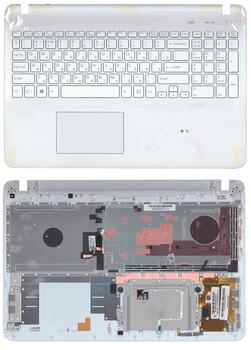 Клавиатура для ноутбука Sony FIT 15 (SVF15) White, (White TopCase), RU Клавиатура для ноутбука Sony FIT 15 (SVF15) White, (White TopCase), RU