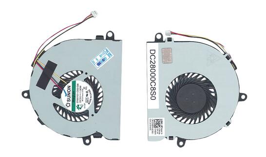 Вентилятор для ноутбука Dell Insipiron 15 3521, 3537, 3737, 5521, 5535, 5537, 5735, 5V 0.27A 3-pin SUNON