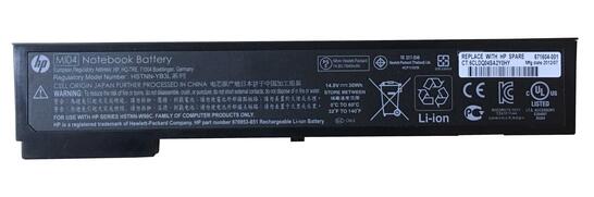 Аккумуляторная батарея для ноутбука HP MI04 2170p 14.8V Black 3700mAh Orig
