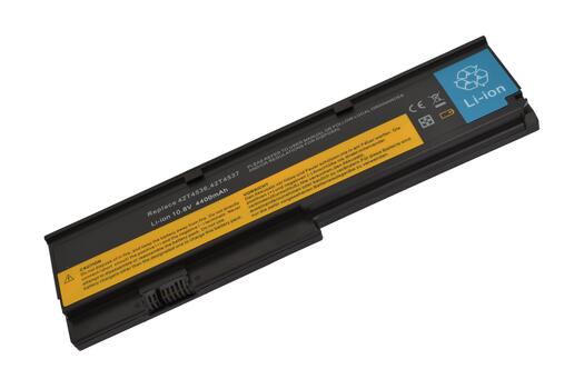 Аккумуляторная батарея для ноутбука Lenovo-IBM 42T4534 ThinkPad X200 10.8V Black 5200mAh OEM Аккумуляторная батарея для ноутбука Lenovo-IBM 42T4534 ThinkPad X200 10.8V Black 5200mAh OEM - фото 2
