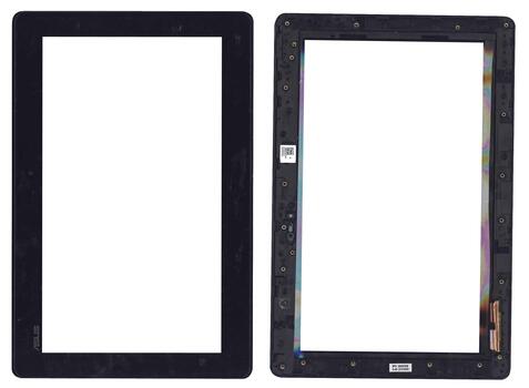 Тачскрин (Сенсорное стекло) для планшета Asus Transformer Book T100 черный с рамкой