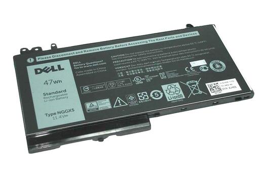 Аккумуляторная батарея для ноутбука Dell NGGX5 Latitude 12 E5270 11.4V Black 4090mAh Orig Аккумуляторная батарея для ноутбука Dell NGGX5 Latitude 12 E5270 11.4V Black 4090mAh Orig