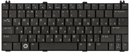 Клавиатура для ноутбука Dell Inspiron Mini (12, 1210) Black, RU - фото 7