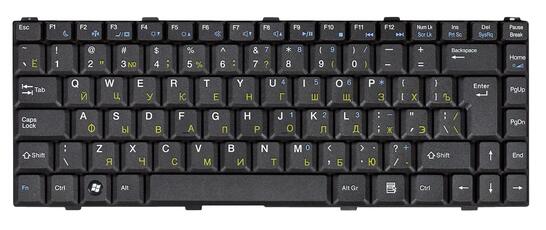 Клавиатура для ноутбука Asus (Z96, Z96J, Z96F, S96J, S9, S96) Black, RU Клавиатура для ноутбука Asus (Z96, Z96J, Z96F, S96J, S9, S96) Black, RU - фото 2