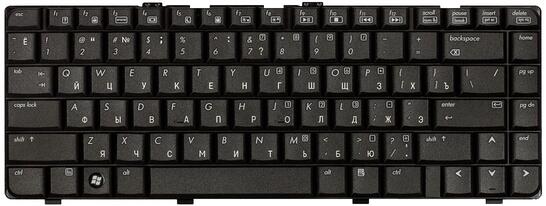 Клавиатура для ноутбука HP Pavilion (DV6000) Black, RU Клавиатура для ноутбука HP Pavilion (DV6000) Black, RU - фото 2