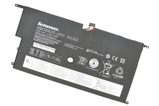 Аккумуляторная батарея для ноутбука Lenovo-IBM 45N1702 ThinkPad X1 Carbon 20A7 14.8V Black 2940mAh Orig - фото 5