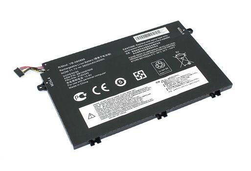 Аккумуляторная батарея для ноутбука Lenovo L17L3P52 ThinkPad E485 11.1V Black 3600mAh OEM - фото 6