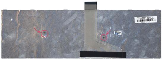 Клавиатура для ноутбука Toshiba Satellite (L50D-A, L70-A, S50-A, S50D-A, S70-A, S70D-A, S70T-A, S75-A, S75D-A, S75T-A)  White, (White Frame) RU - фото 3