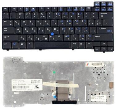 Клавиатура для ноутбука HP Compaq NC6320, NX6310, NX6315, NX6325, NC6310 с указателем (Point Stick), Black, RU