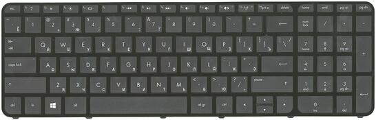 Клавиатура для ноутбука HP Pavilion (SleekBook 15-B) Black, (Black Frame) RU - фото 7