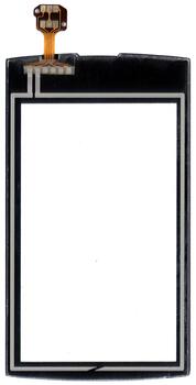 Тачскрин (Сенсорное стекло) для смартфона Nokia Asha 305 черный - фото 2