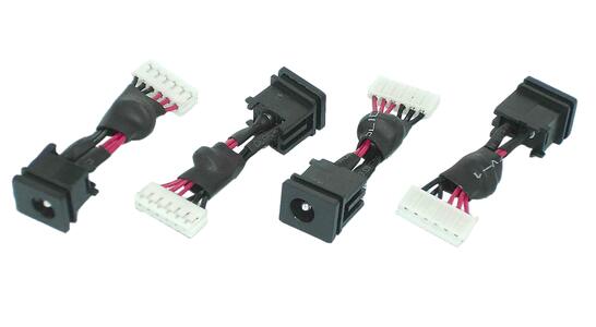 Разъем питания для ноутбука Toshiba QOSMIO F40, F45 с кабелем HY-TO020