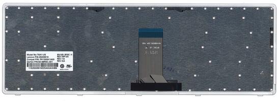Клавиатура для ноутбука Lenovo IdeaPad U510, Z710 Black, (Silver Frame), RU - фото 3