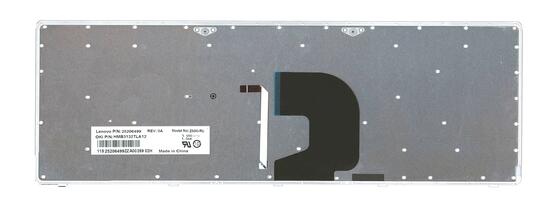 Клавиатура для ноутбука Lenovo Ideapad P500, Z500, Z500A, Z500G, Z500T с подсветкой (Light) Black, (Gray Frame) RU - фото 3