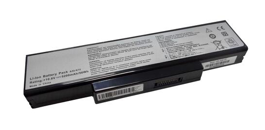 Аккумуляторная батарея для ноутбука Asus A32-K72 10.8V Black 5200mAh OEM Аккумуляторная батарея для ноутбука Asus A32-K72 10.8V Black 5200mAh OEM
