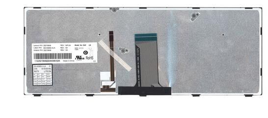 Клавиатура для ноутбука Lenovo Flex 14 G40, G40-30, G40-45, G40-70, G40-75, G40-80, Z41-70, 500-14ACZ, 500-14ISK, 300-14ISK, B40-80 с подсветкой (Light) Black, RU - фото 3