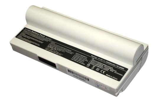 Усиленная аккумуляторная батарея для ноутбука Asus AL22-901 EEE PC 901 7.4V White 10400mAh OEM - фото 2