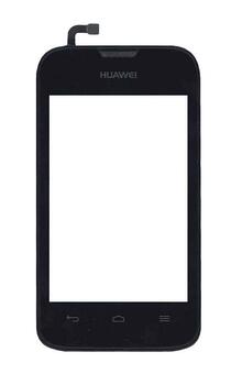 Тачскрин (Сенсорное стекло) для смартфона Huawei Ascend Y210 с рамкой черный - фото 2
