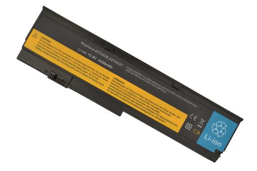 Аккумуляторная батарея для ноутбука Lenovo-IBM 42T4534 ThinkPad X200 10.8V Black 5200mAh OEM Аккумуляторная батарея для ноутбука Lenovo-IBM 42T4534 ThinkPad X200 10.8V Black 5200mAh OEM - фото 5