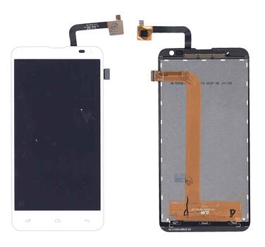 Матрица с тачскрином (модуль) Fly IQ4514 Quad EVO Tech 4 белый Матрица с тачскрином (модуль) Fly IQ4514 Quad EVO Tech 4 белый