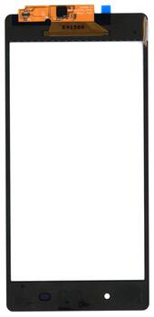 Тачскрин (Сенсорное стекло) для смартфона Sony Xperia Z2 D6502, D6503 черный - фото 2