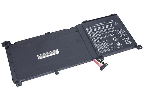 Аккумуляторная батарея для ноутбука Asus C41N1416 ZenBook Pro UX501VW 15.2V Black 3950mAh OEM Аккумуляторная батарея для ноутбука Asus C41N1416 ZenBook Pro UX501VW 15.2V Black 3950mAh OEM