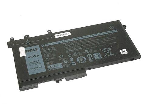Аккумуляторная батарея для ноутбука Dell 3DDDG Latitude 5280 11,4V Black 3500mAh Orig